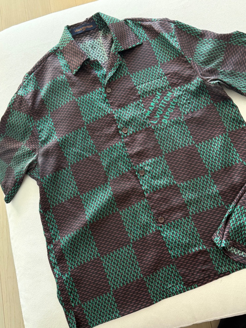Louis Vuitton Silk Collar Shirt